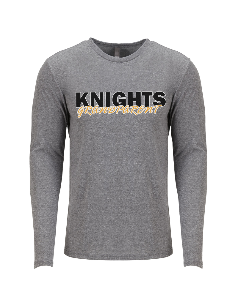 Foothill HS Knights Grandparent - Tri Blend Long Sleeve