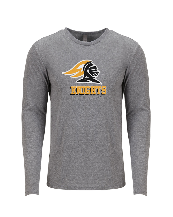 Foothill HS Girls Basketball Shadow - Tri Blend Long Sleeve