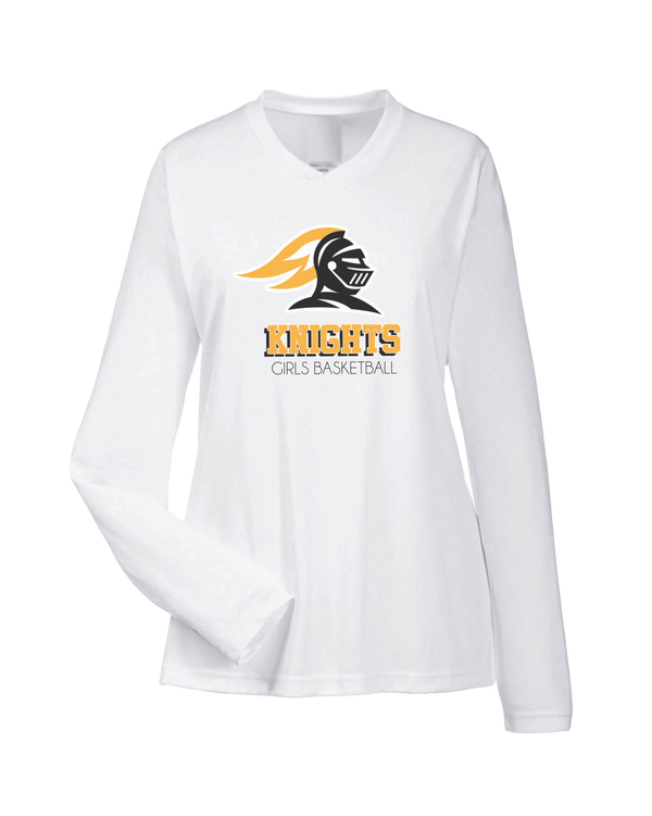 Foothill HS Girls Basketball Shadow - Womens Performance Long Sleeve