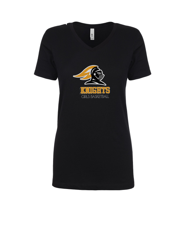 Foothill HS Girls Basketball Shadow - Womens V-Neck