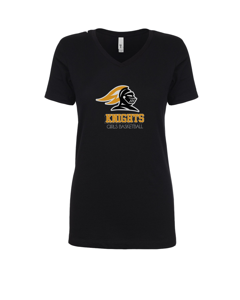 Foothill HS Girls Basketball Shadow - Womens V-Neck