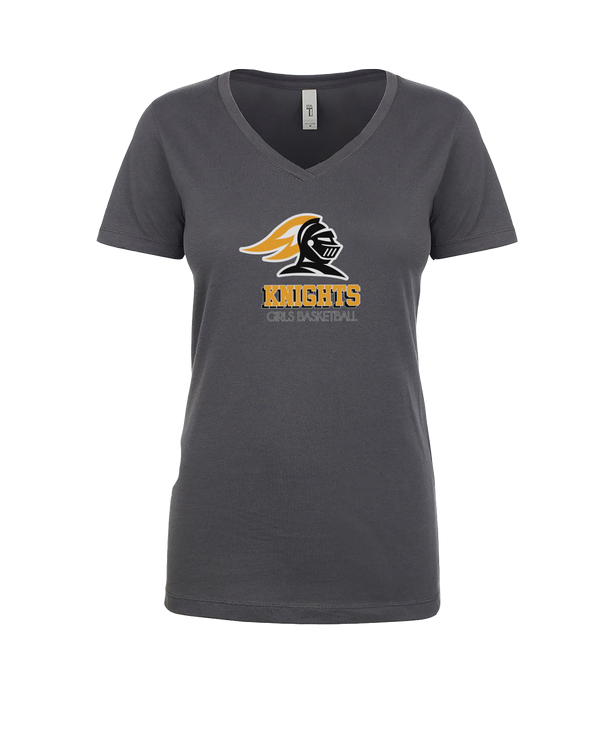 Foothill HS Girls Basketball Shadow - Womens V-Neck