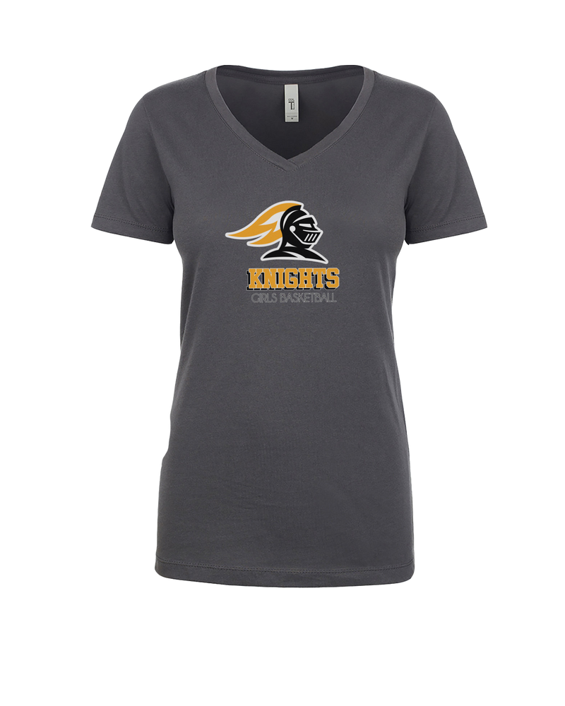 Foothill HS Girls Basketball Shadow - Womens V-Neck