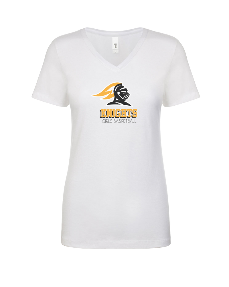 Foothill HS Girls Basketball Shadow - Womens V-Neck