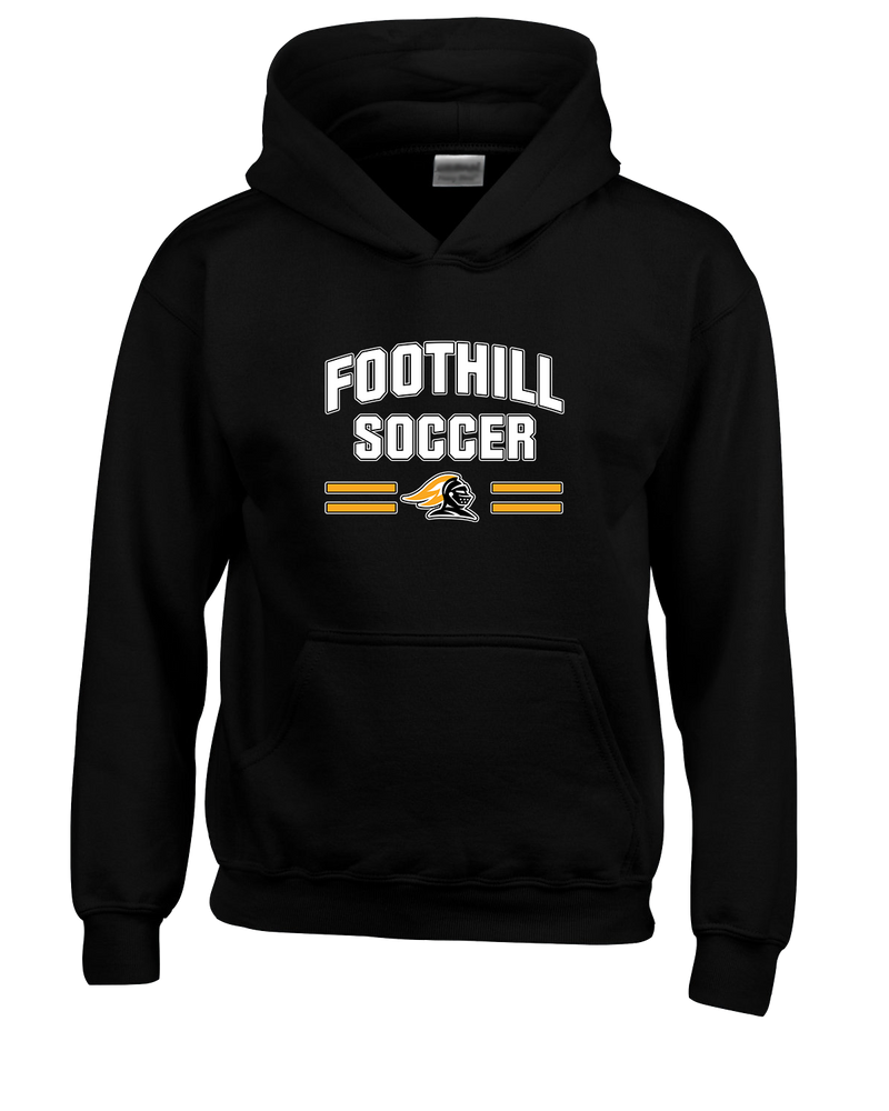 Foothill HS Boys Soccer Logo 1 - Cotton Hoodie