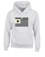 Foothill HS Boys Soccer Logo 4  - Cotton Hoodie