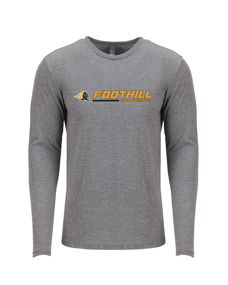 Foothill HS Girls Basketball Switch - Tri Blend Long Sleeve