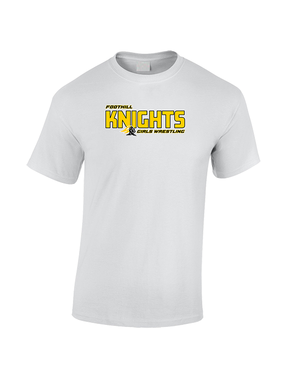 Foothill HS Wrestling Bold - Cotton T-Shirt
