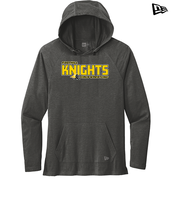 Foothill HS Wrestling Bold - New Era Tri-Blend Hoodie