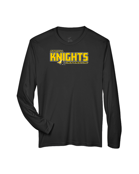 Foothill HS Wrestling Bold - Performance Longsleeve