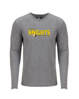 Foothill HS Wrestling Bold - Tri-Blend Long Sleeve