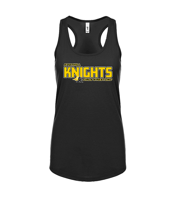 Foothill HS Wrestling Bold - Womens Tank Top