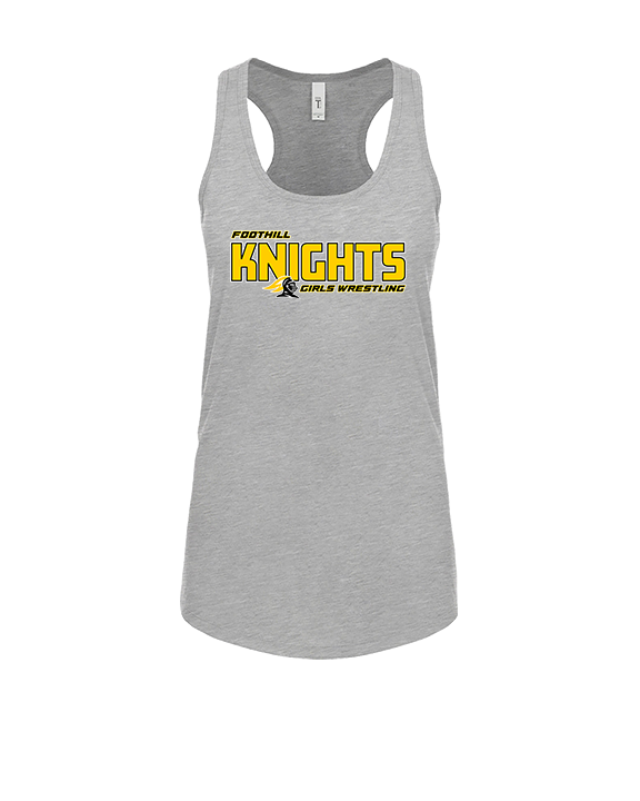 Foothill HS Wrestling Bold - Womens Tank Top