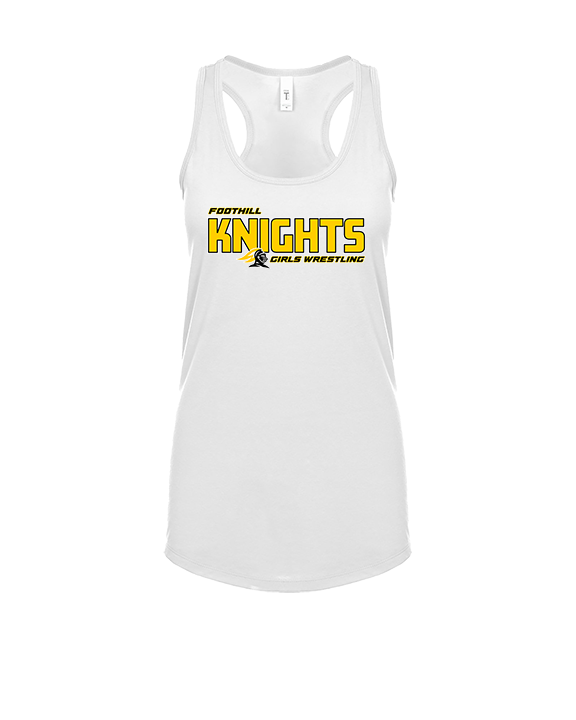 Foothill HS Wrestling Bold - Womens Tank Top