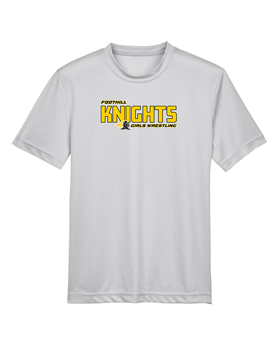 Foothill HS Wrestling Bold - Youth Performance Shirt
