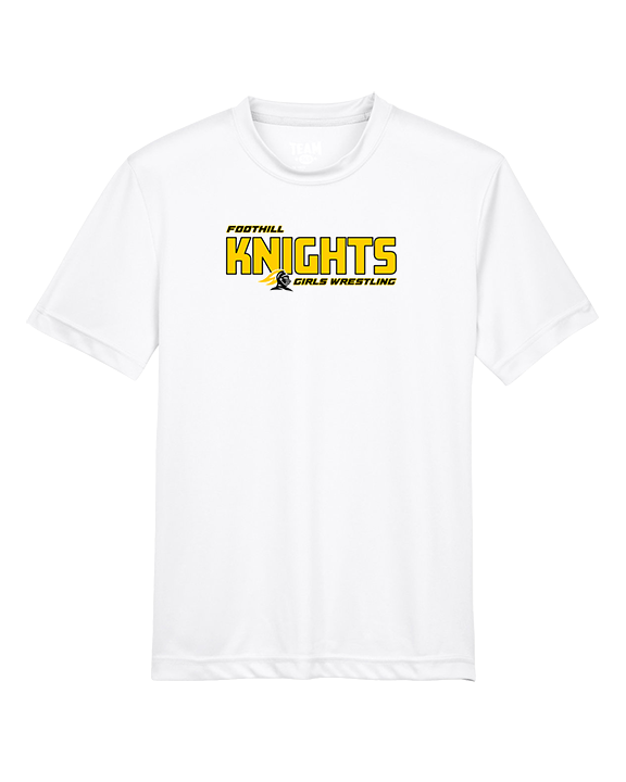 Foothill HS Wrestling Bold - Youth Performance Shirt