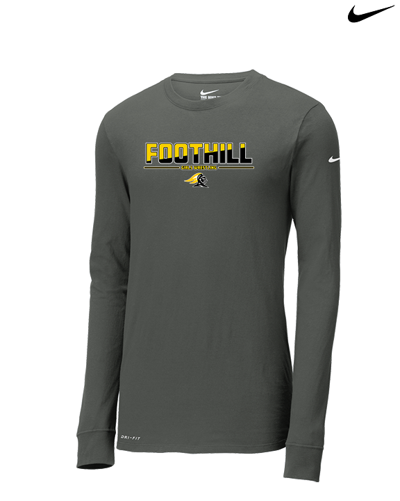 Foothill HS Wrestling Cut - Mens Nike Longsleeve