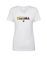 Foothill HS Wrestling Cut - Womens Vneck
