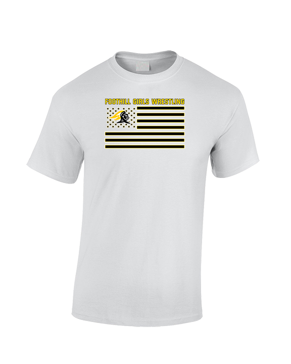 Foothill HS Wrestling Flag - Cotton T-Shirt