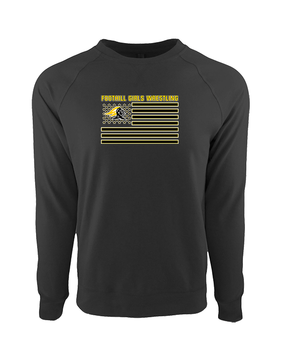 Foothill HS Wrestling Flag - Crewneck Sweatshirt