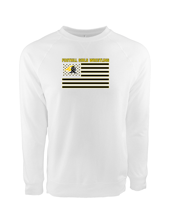 Foothill HS Wrestling Flag - Crewneck Sweatshirt