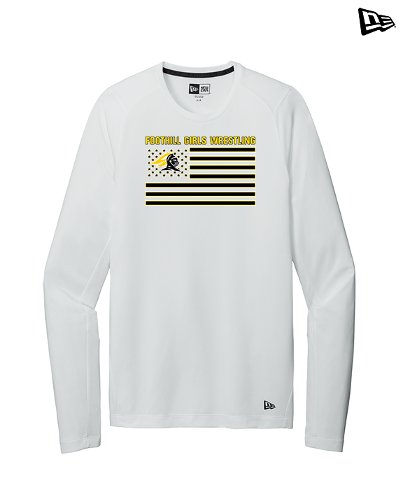 Foothill HS Wrestling Flag - New Era Performance Long Sleeve