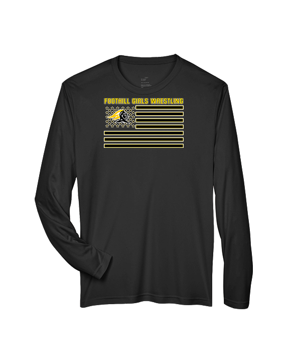Foothill HS Wrestling Flag - Performance Longsleeve