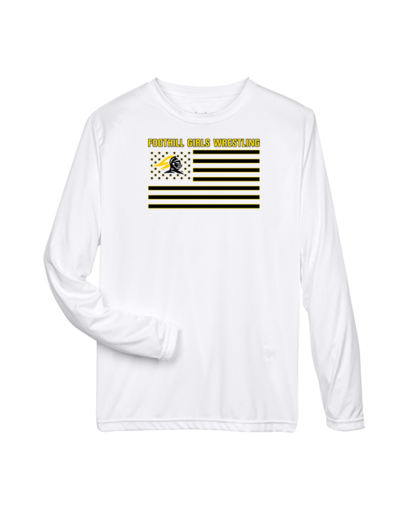 Foothill HS Wrestling Flag - Performance Longsleeve