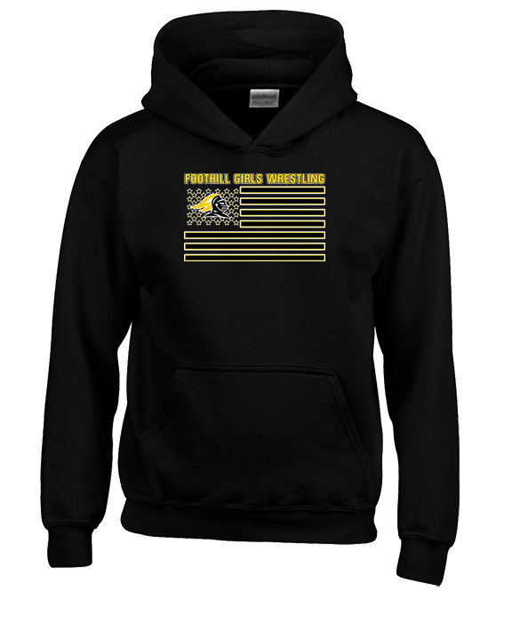 Foothill HS Wrestling Flag - Unisex Hoodie