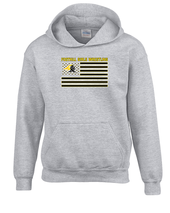 Foothill HS Wrestling Flag - Unisex Hoodie