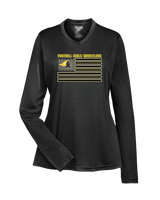 Foothill HS Wrestling Flag - Womens Performance Longsleeve