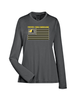Foothill HS Wrestling Flag - Womens Performance Longsleeve