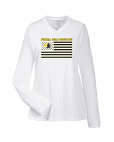 Foothill HS Wrestling Flag - Womens Performance Longsleeve