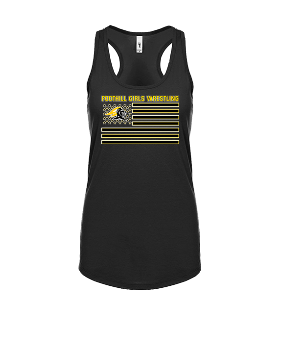 Foothill HS Wrestling Flag - Womens Tank Top