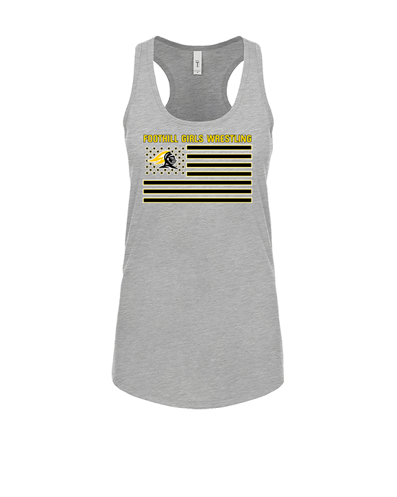 Foothill HS Wrestling Flag - Womens Tank Top