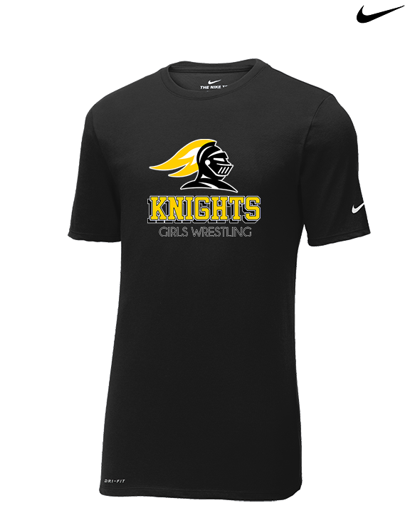 Foothill HS Wrestling Shadow - Mens Nike Cotton Poly Tee
