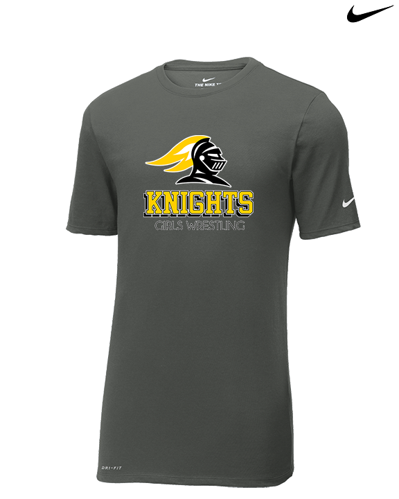 Foothill HS Wrestling Shadow - Mens Nike Cotton Poly Tee