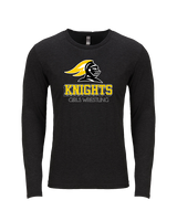 Foothill HS Wrestling Shadow - Tri-Blend Long Sleeve