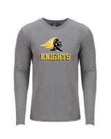 Foothill HS Wrestling Shadow - Tri-Blend Long Sleeve