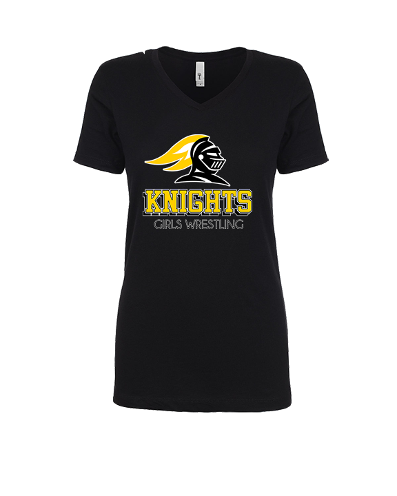 Foothill HS Wrestling Shadow - Womens Vneck