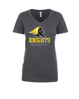 Foothill HS Wrestling Shadow - Womens Vneck