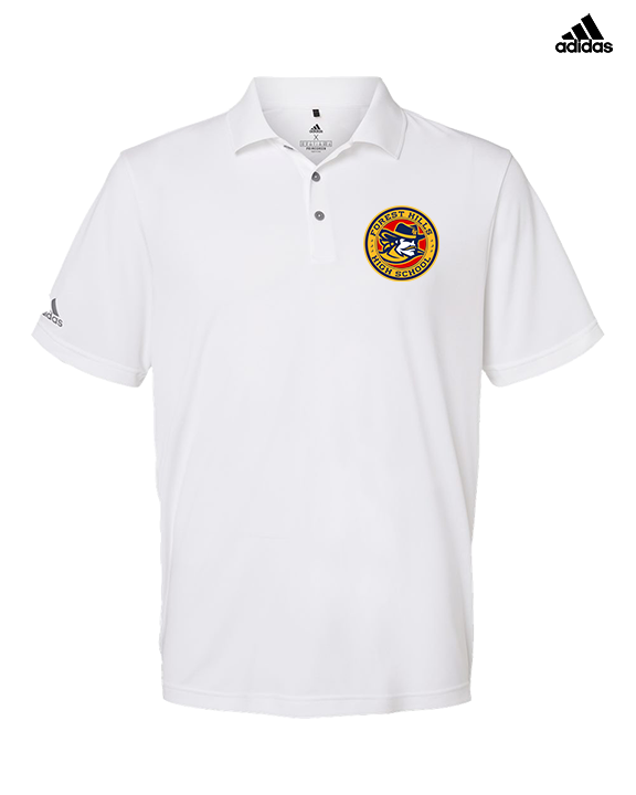 Forest Hills HS Rangers Logo - Mens Adidas Polo