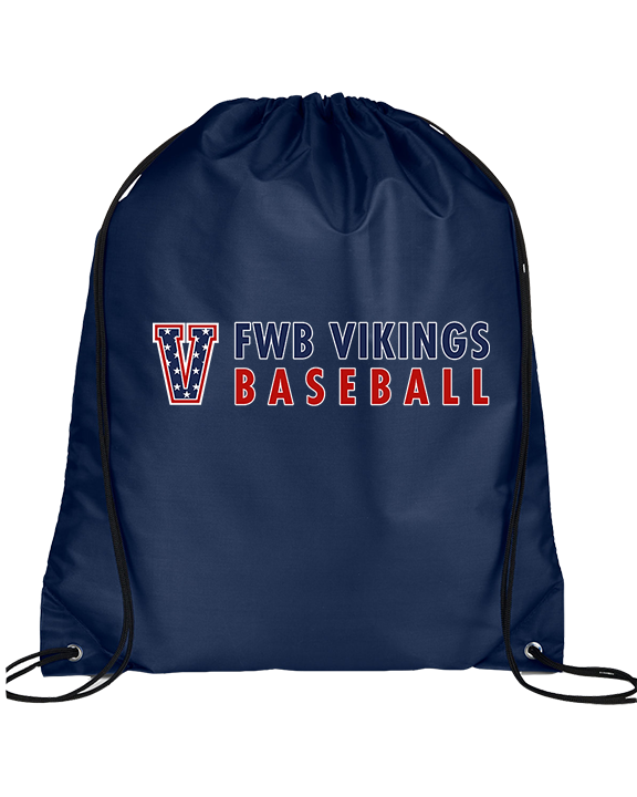 Fort Walton Beach HS Baseball Basic - Drawstring Bag