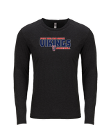Fort Walton Beach HS Baseball Bold - Tri-Blend Long Sleeve