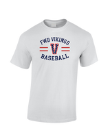 Fort Walton Beach HS Baseball Curve - Cotton T-Shirt