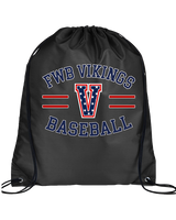Fort Walton Beach HS Baseball Curve - Drawstring Bag