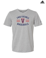Fort Walton Beach HS Baseball Curve - Mens Adidas Performance Shirt