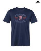 Fort Walton Beach HS Baseball Curve - Mens Adidas Performance Shirt