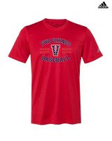 Fort Walton Beach HS Baseball Curve - Mens Adidas Performance Shirt