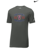 Fort Walton Beach HS Baseball Curve - Mens Nike Cotton Poly Tee